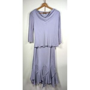 Vtg 90s Fairy Grunge Skirt Top Set Size 10 Asymmetric Fairycore Cottagecore Bead